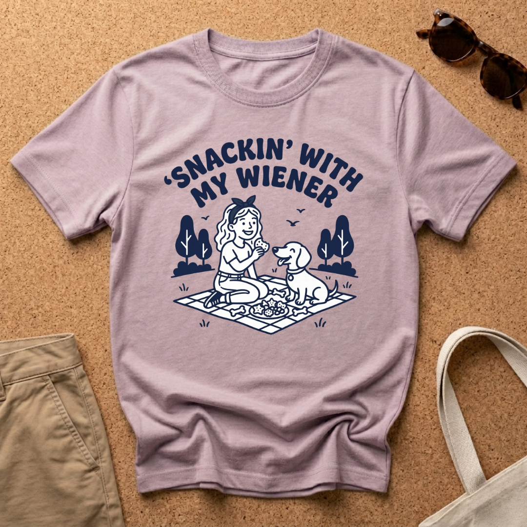 Snackin With My Wiener T-Shirt