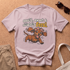 Slightly Feral T-Shirt - Light Pink