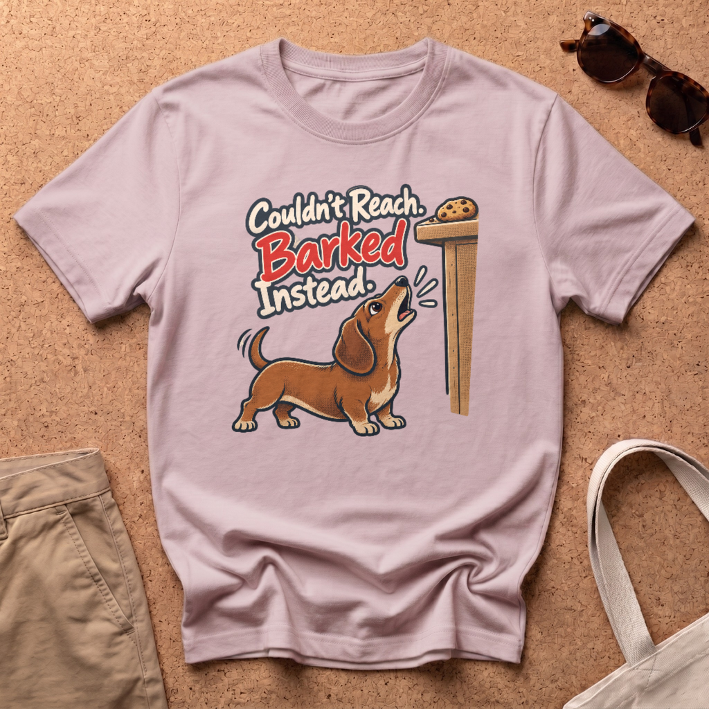 Barked Instead T-Shirt - Light Pink