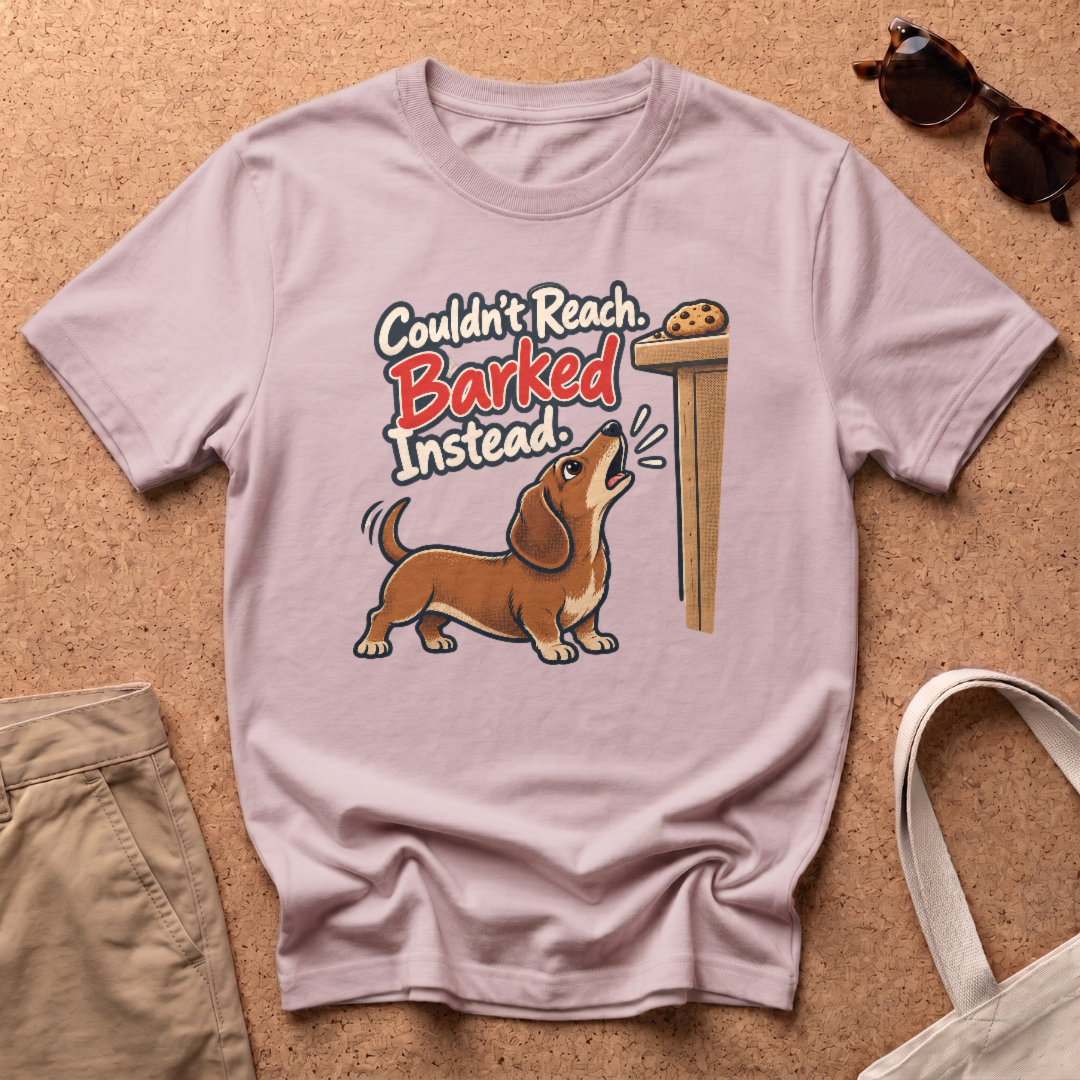 Barked Instead T-Shirt - Light Pink