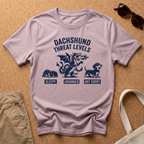 Dachshund Threat Levels Unhinged T-Shirt