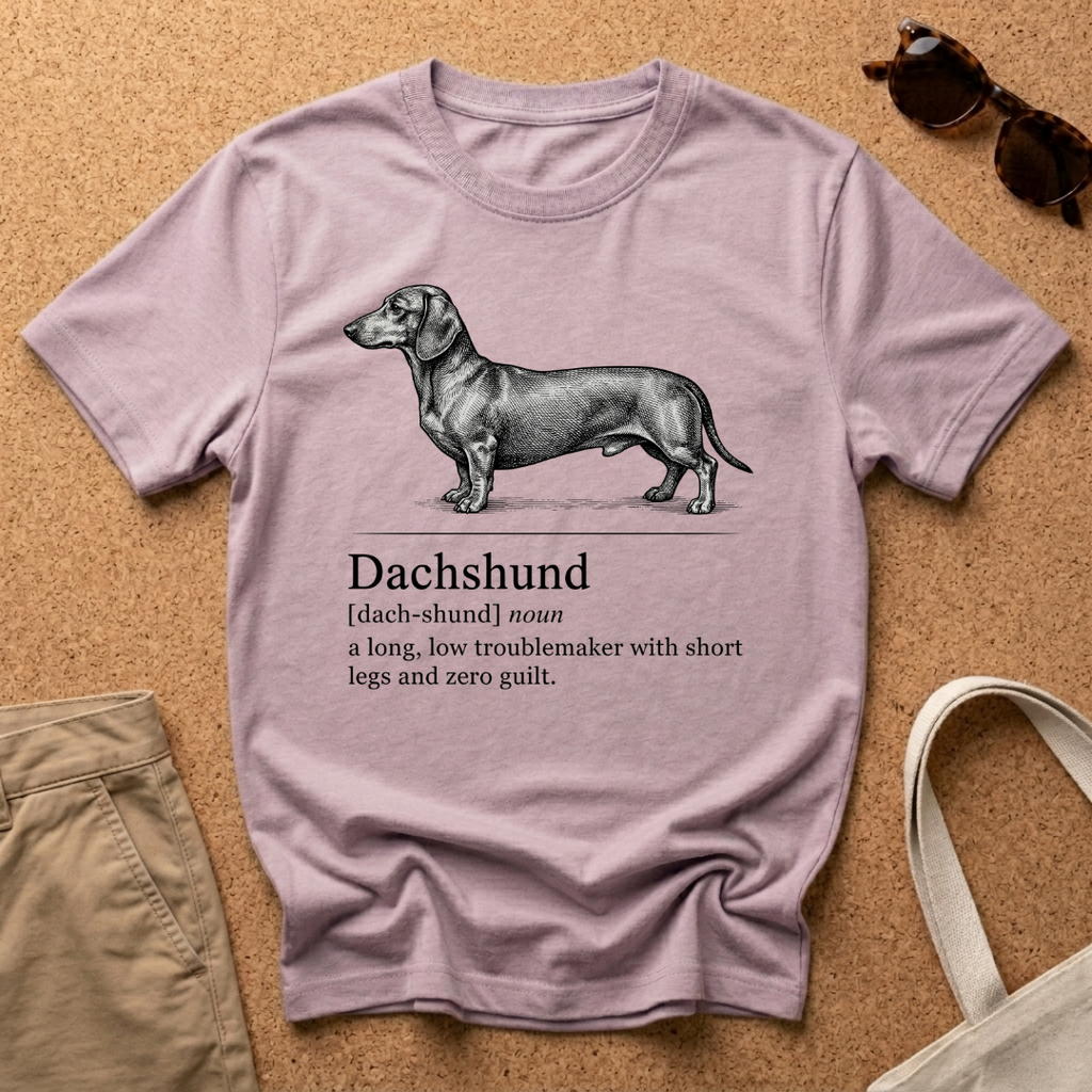 Dachshund Description T-Shirt