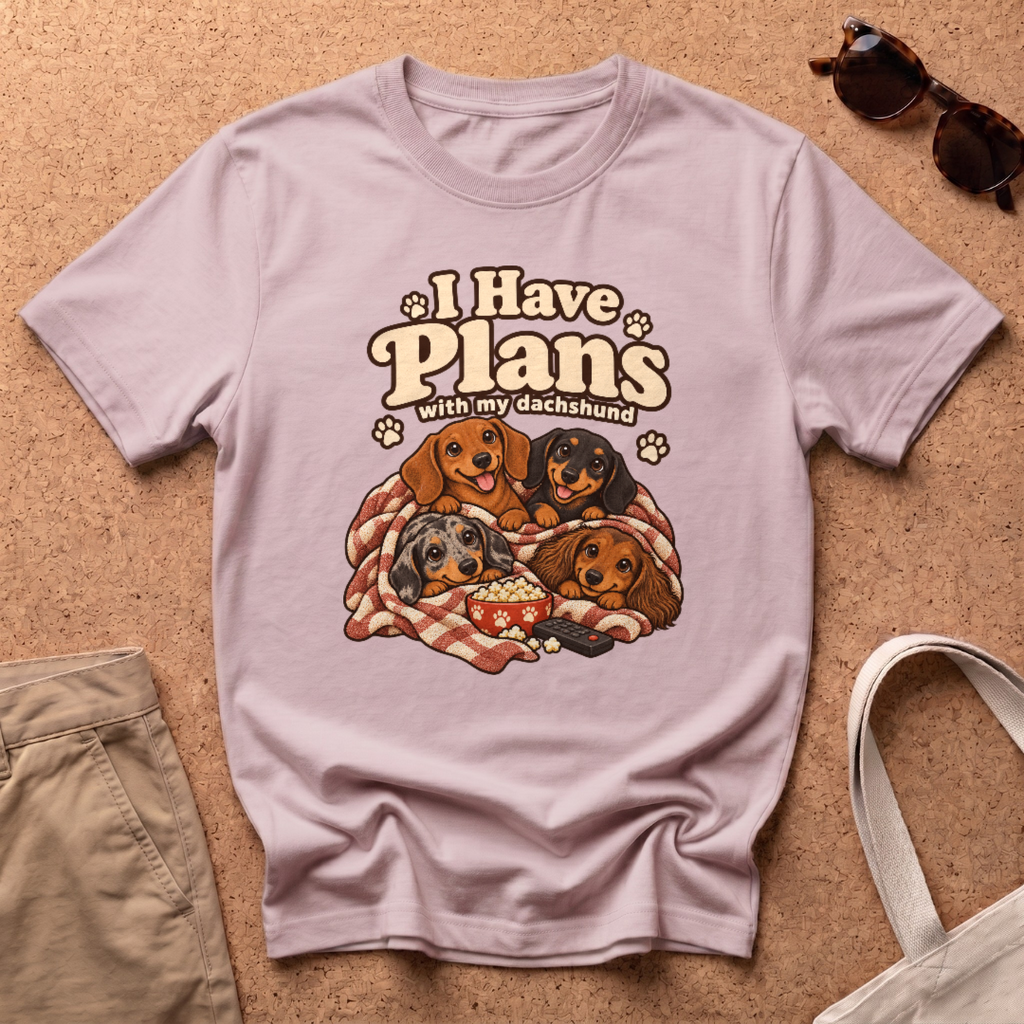 I Have Plans T-Shirt - Light Pink