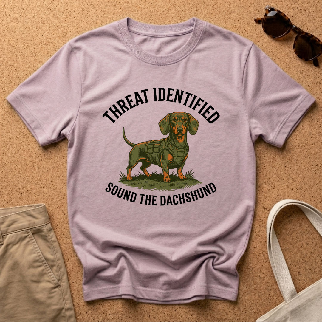 Threat Sound Dachshund T-Shirt
