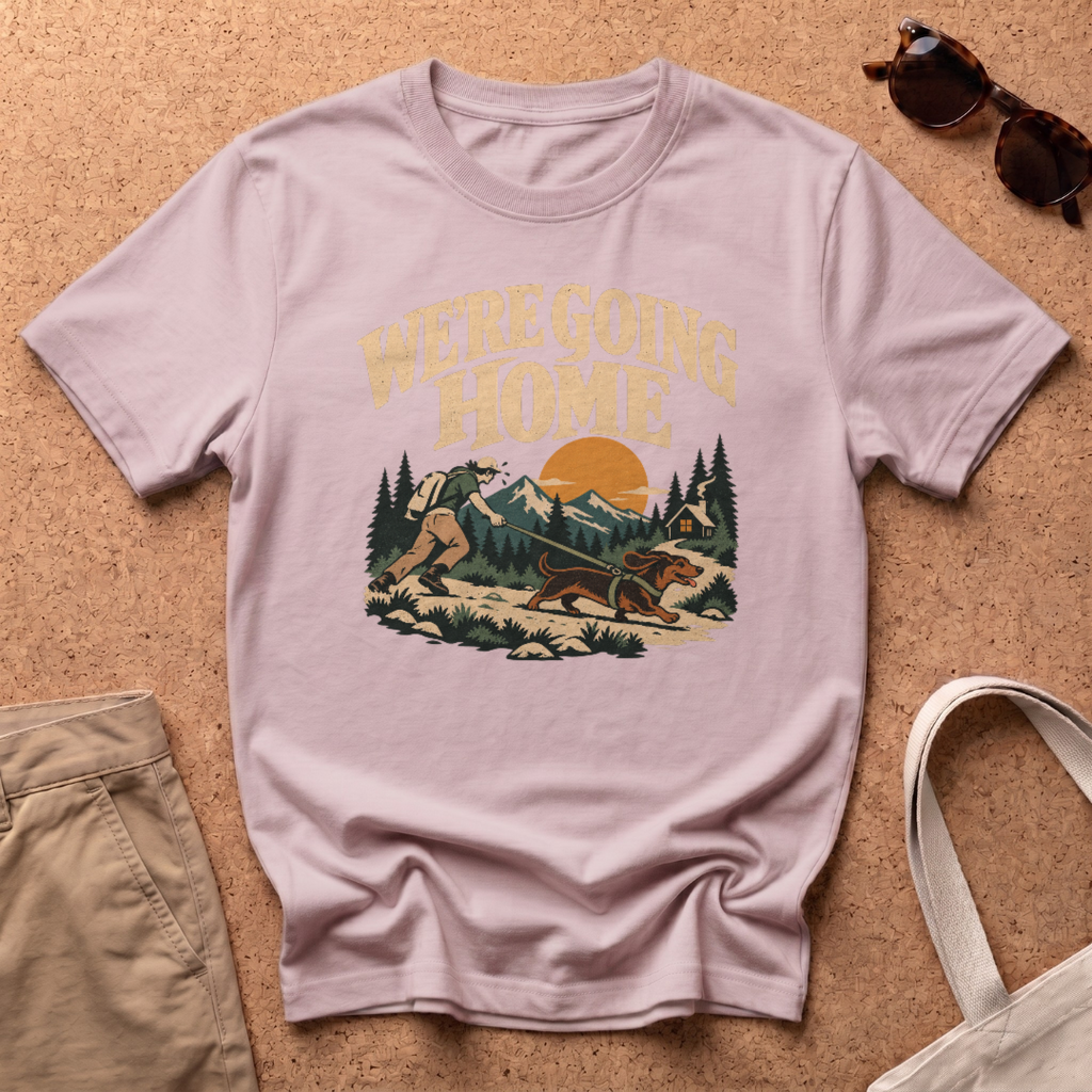 Going Home T-Shirt - Light Pink