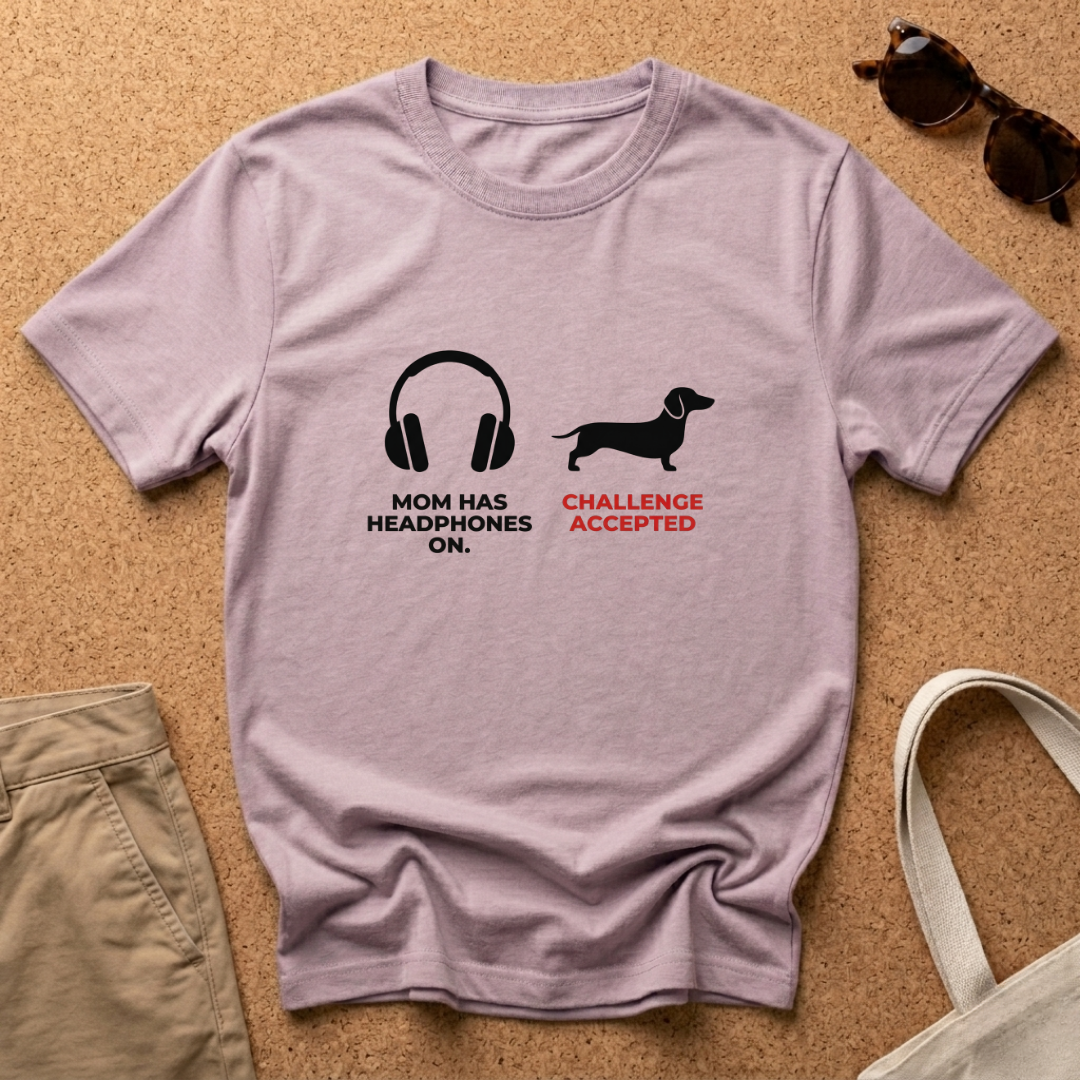 Headphones Challenge Accepted T-Shirt