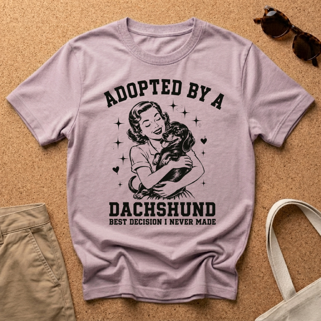 Adopted by a Dachshund T-Shirt