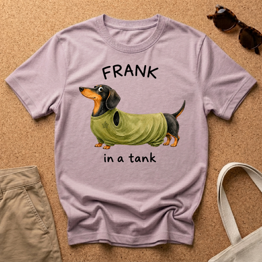 Frank in a Tank T-Shirt