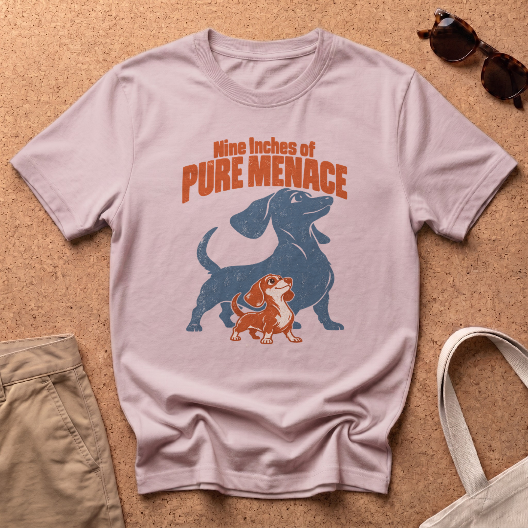 Pure Menace T-Shirt - Light Pink