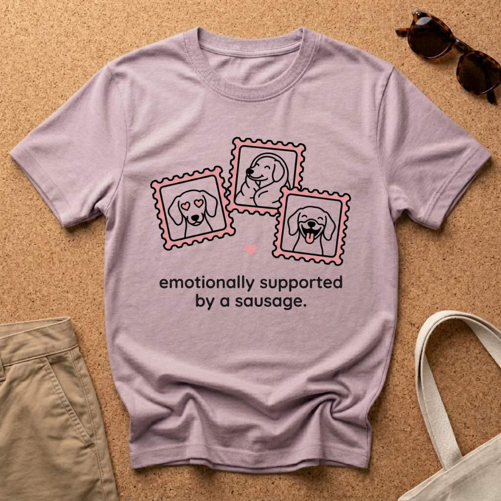 Emotionally Supported Stamps V2 T-Shirt