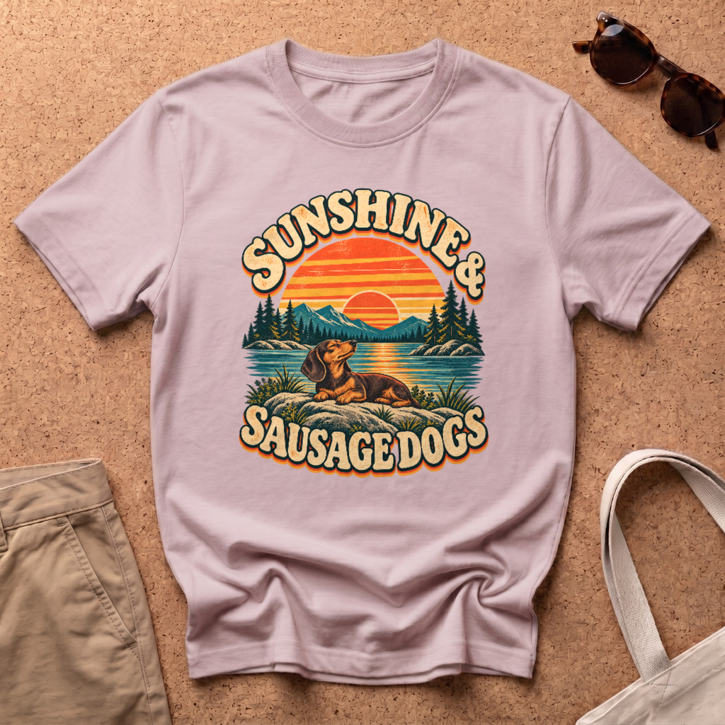 Sushine Sausage T-Shirt - Light Pink