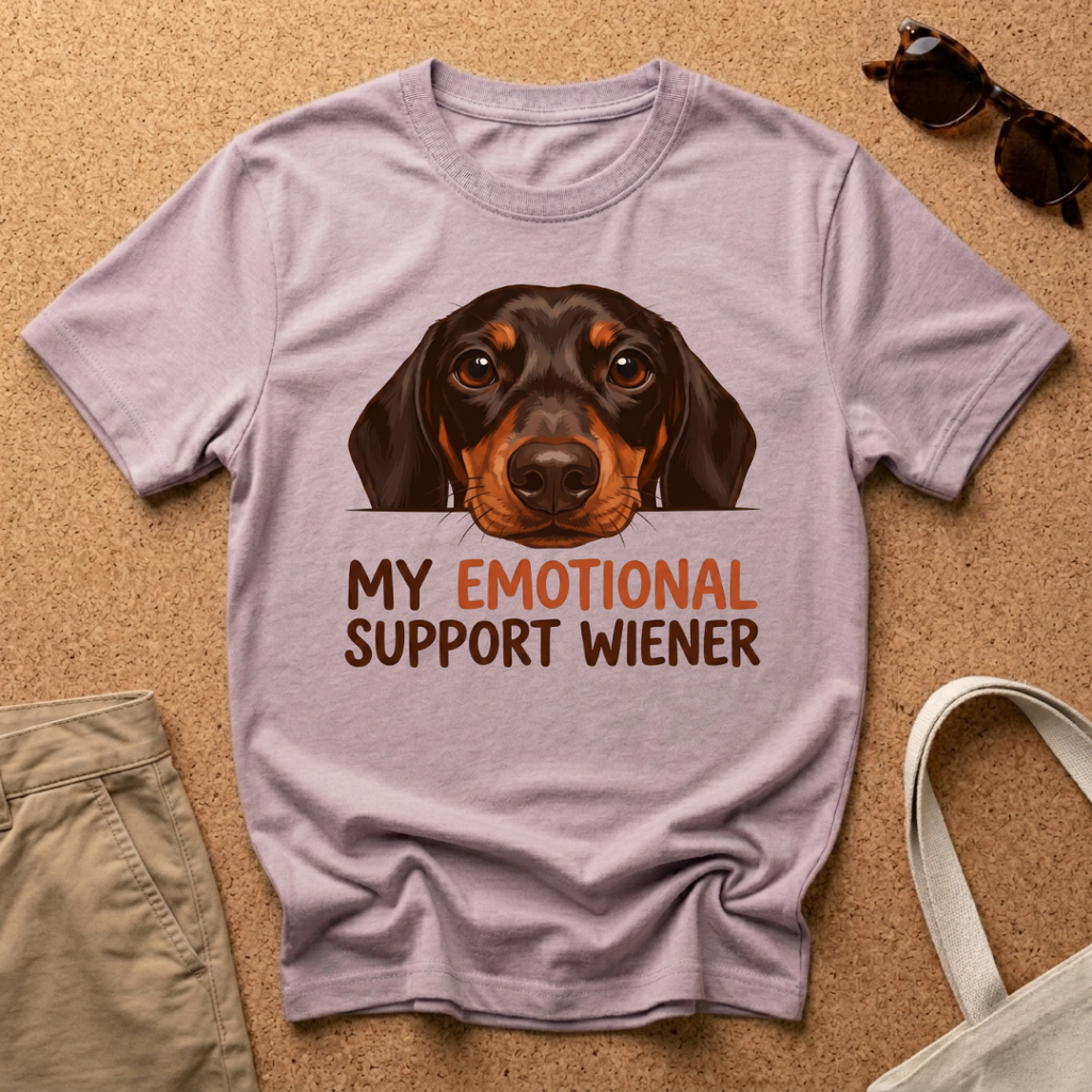 Emotional Support Wiener T-Shirt