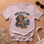 Woke Up At T-Shirt - Light Pink
