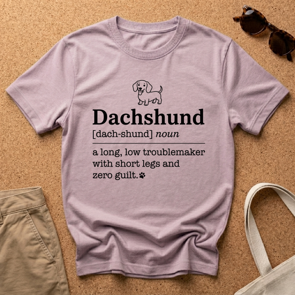 Dachshund Cute Noun T-Shirt