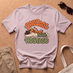 Sausage Hostage T-Shirt - Light Pink