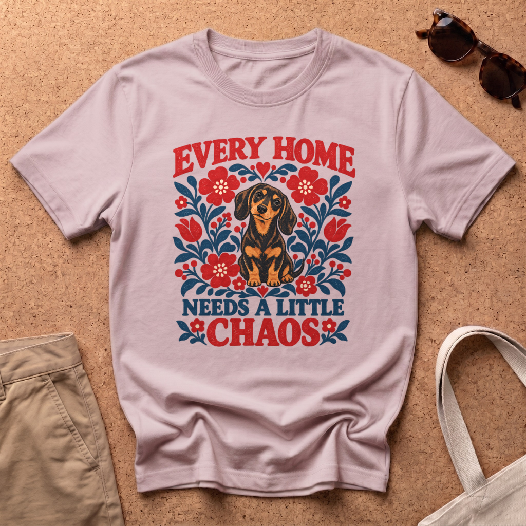 Every Home Chaos T-Shirt - Light Pink