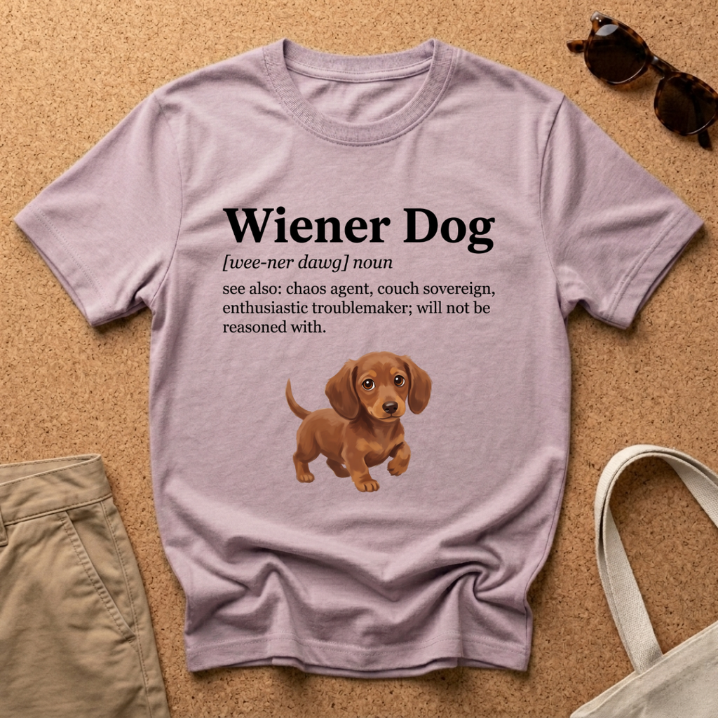 Wiener Dog Cuddly T-Shirt