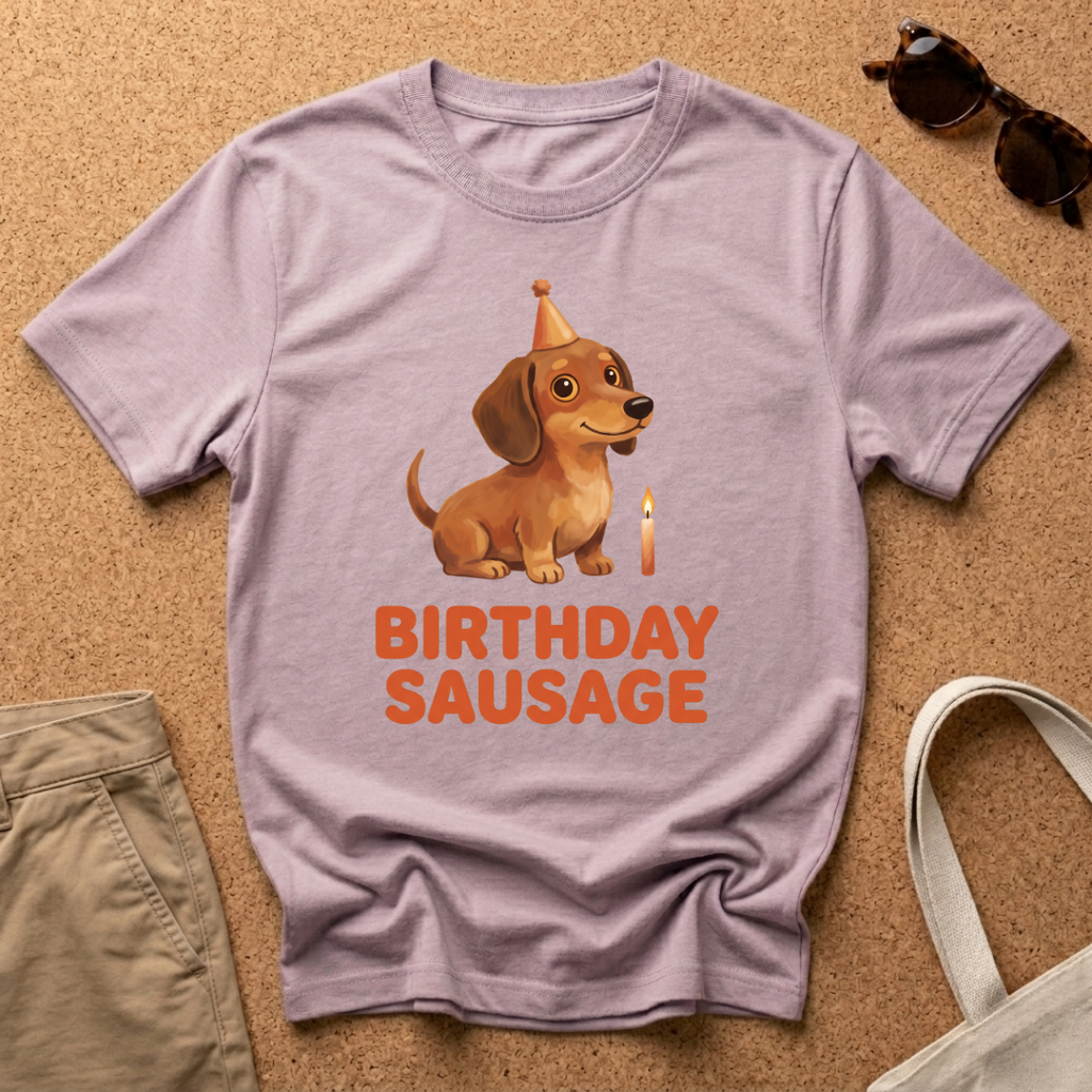 Birthday Sausage Cute T-Shirt