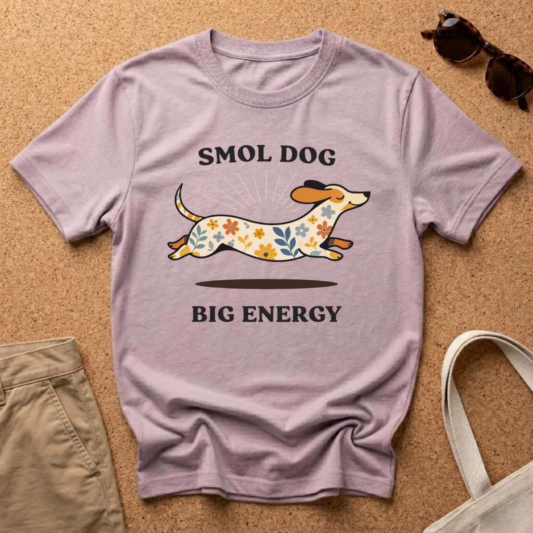 Smol Dog Big Energy V2 T-Shirt