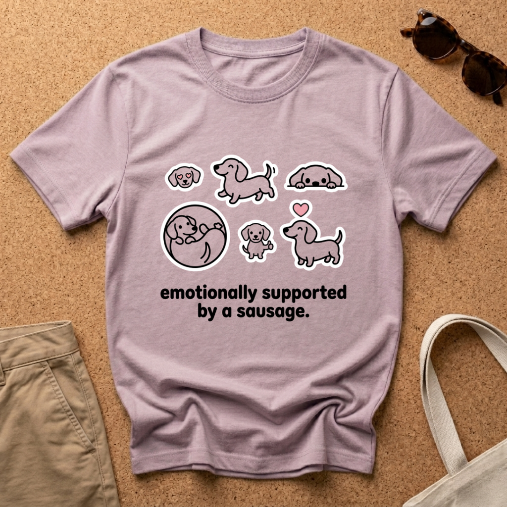 Dachshund Stickers T-Shirt