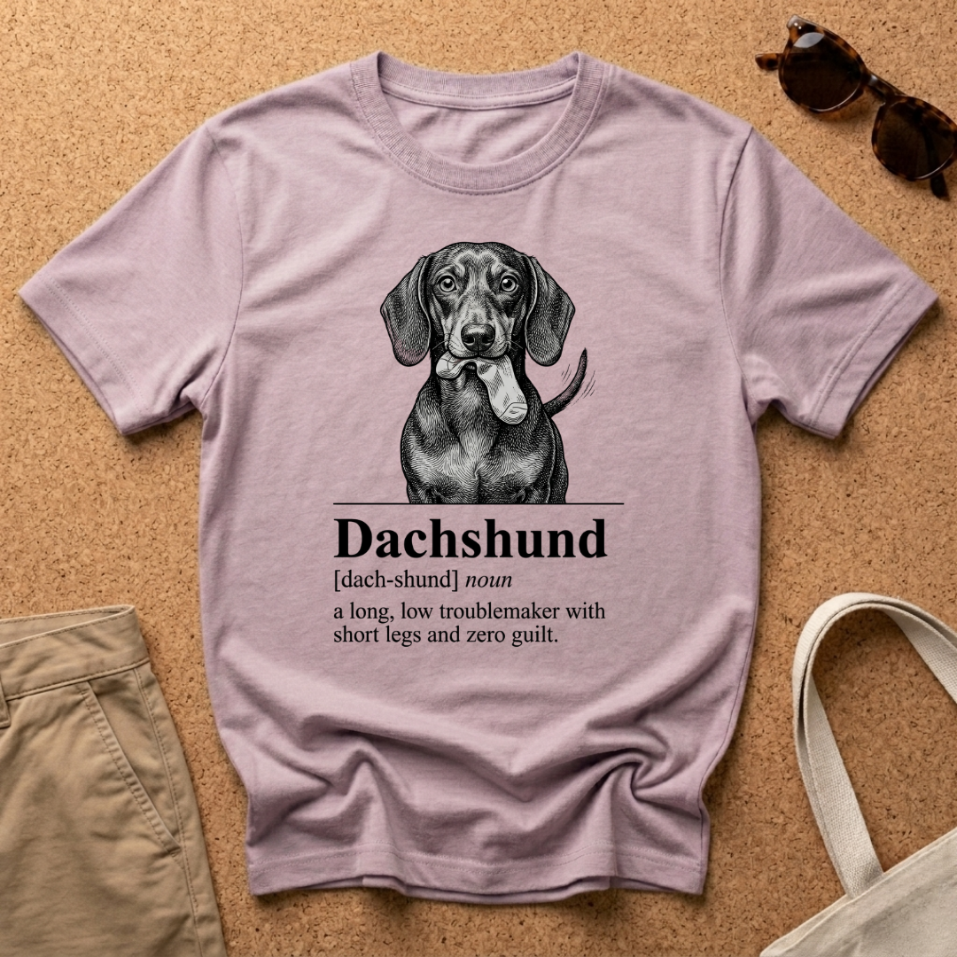 Dachshund Sock Thief T-Shirt