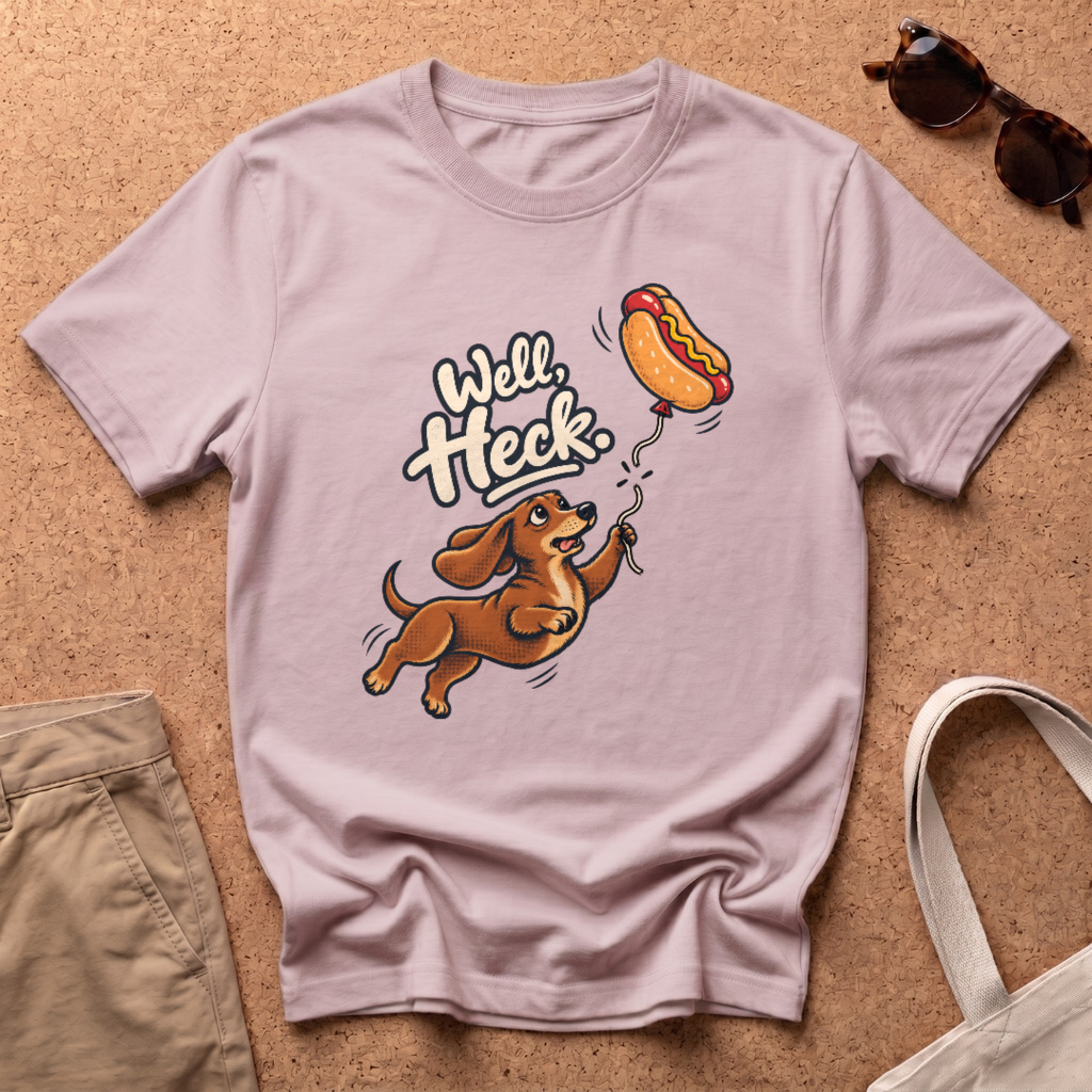 Well Heck T-Shirt - Light Pink