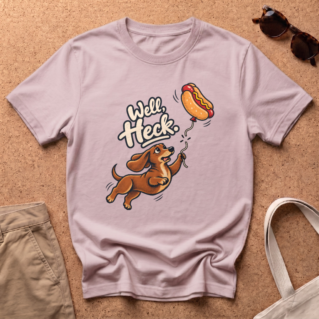 Well Heck T-Shirt - Light Pink