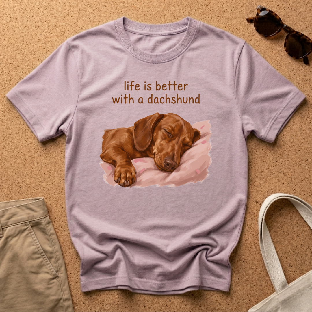 Better With Dachshund T-Shirt