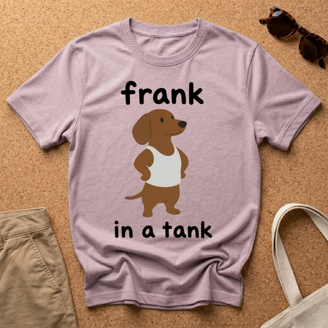 Frank in a Tank T-Shirt