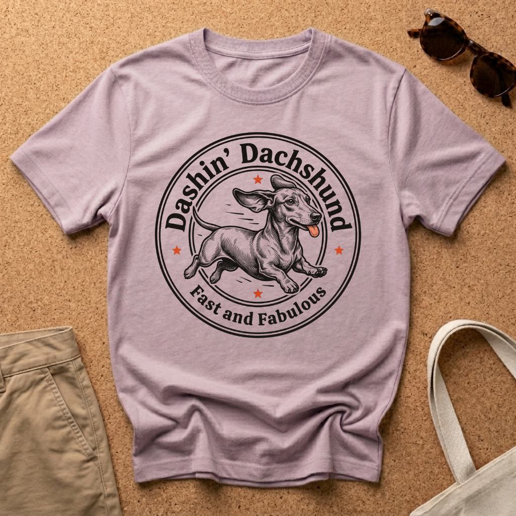 Dashin Dachshund T-Shirt