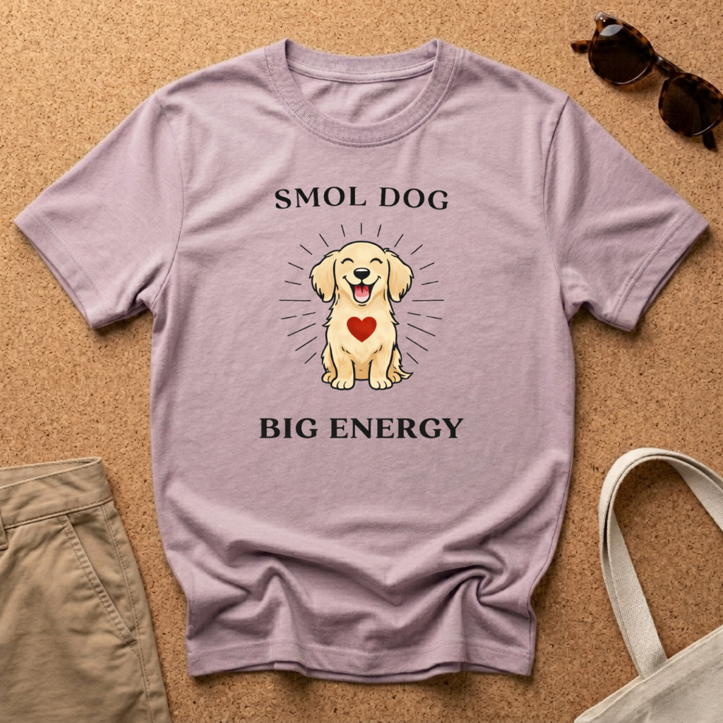 Smol Dog Big Energy T-Shirt
