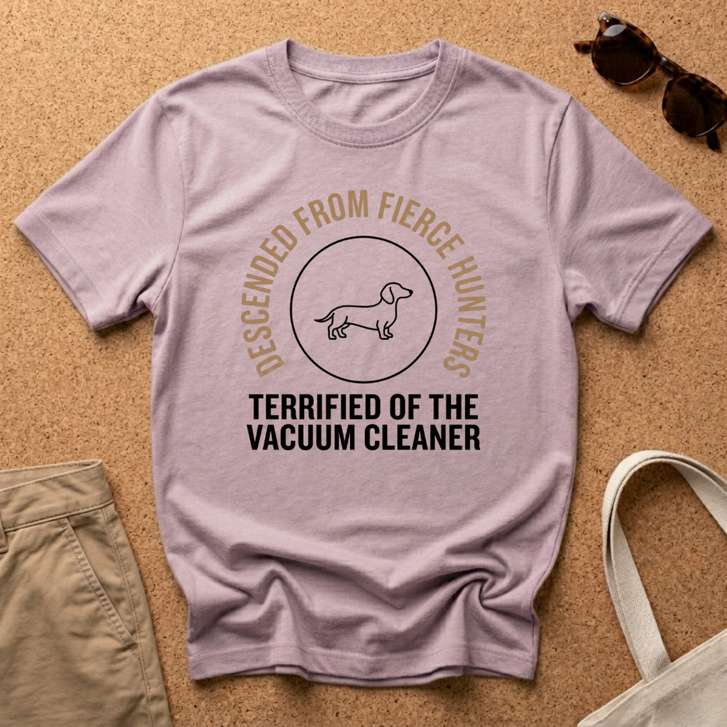 Terrified of the Vacuum Cleaner T-Shirt