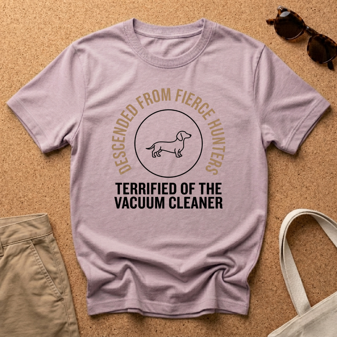 Terrified of the Vacuum Cleaner T-Shirt