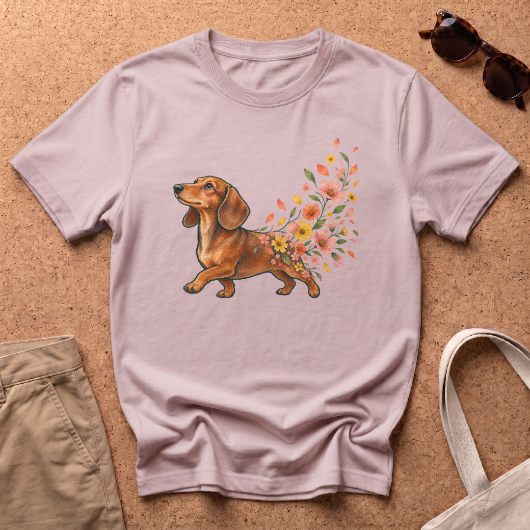 Floral Bloom T-Shirt - Light Pink