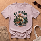 Go For Walk T-Shirt - Light Pink