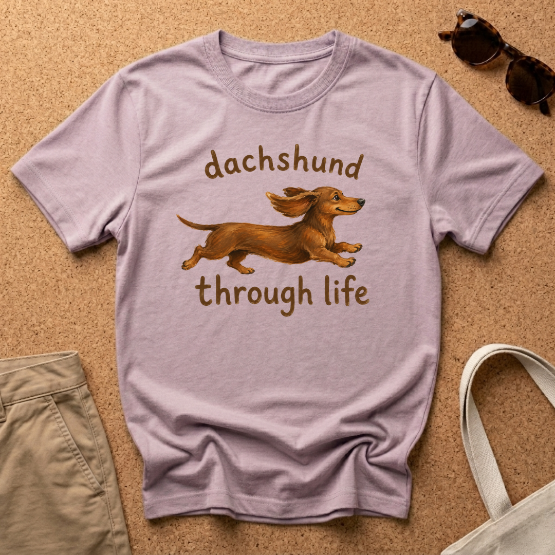 Dachshund Through Life T-Shirt