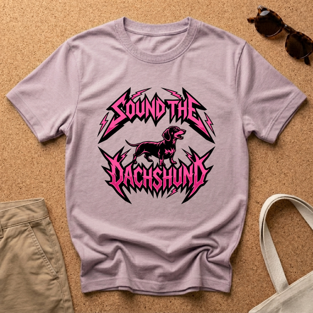 Sound the Dachshund Punk T-Shirt