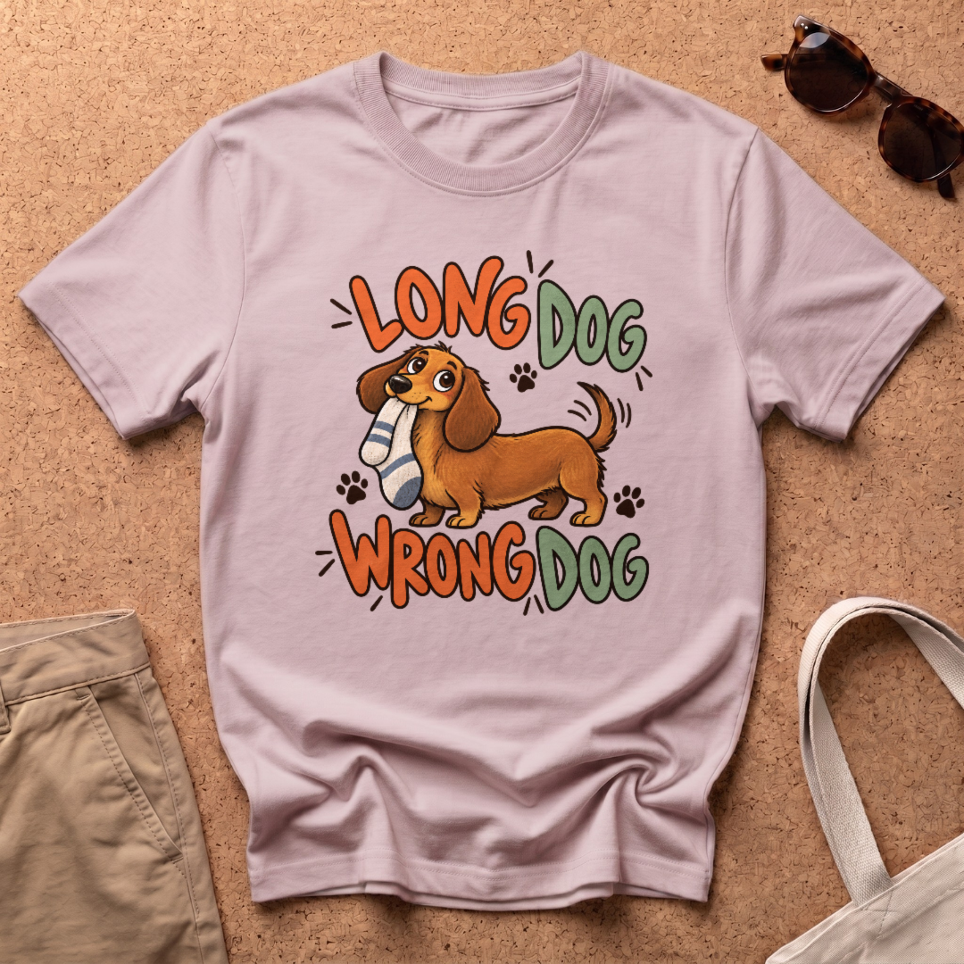 Wrong Dog T-Shirt - Light Pink