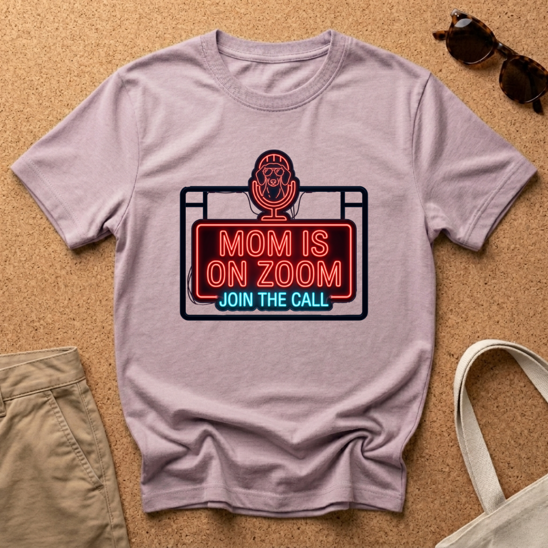 Neon Sign Zoom Call T-Shirt