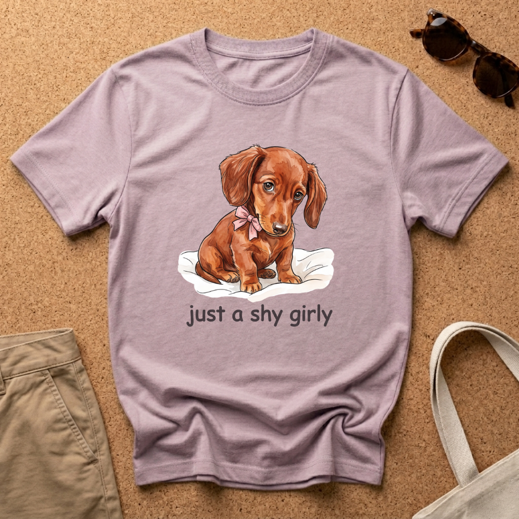 A Shy Girly T-Shirt