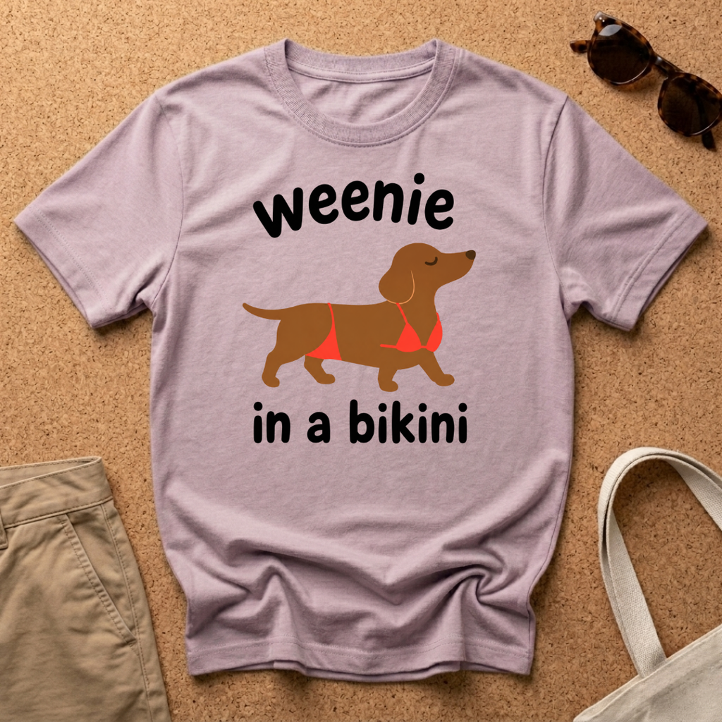 Weenie in a bikini T-Shirt