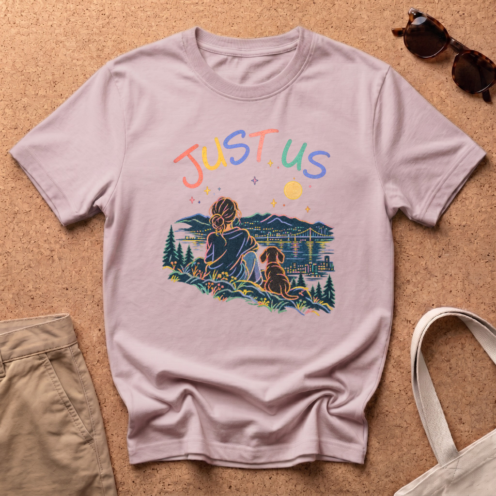 Just Us Two T-Shirt - Light Pink
