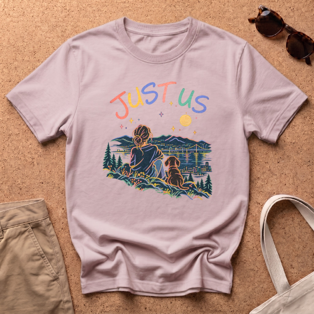 Just Us Two T-Shirt - Light Pink