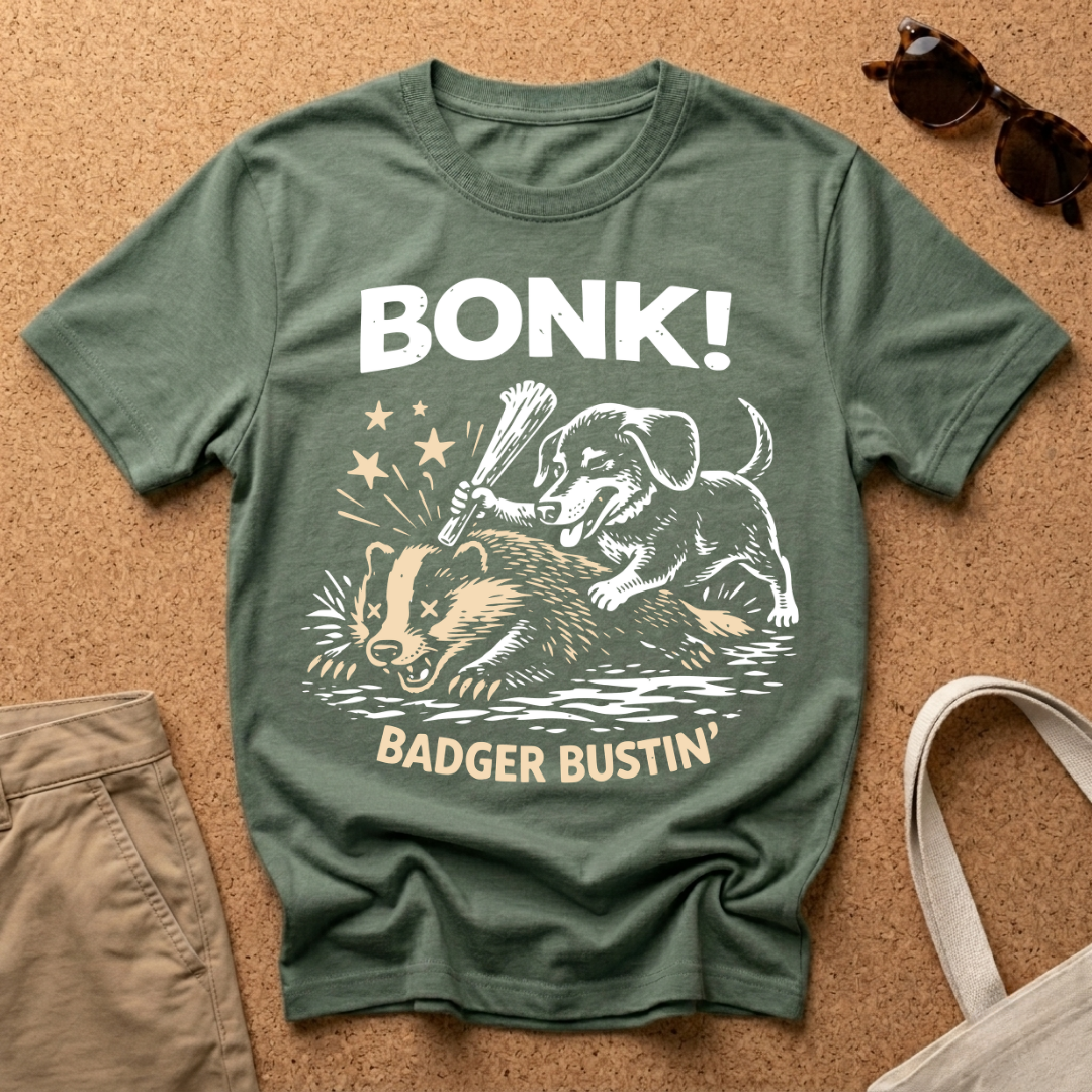 BONK! Badger Bustin' T-Shirt