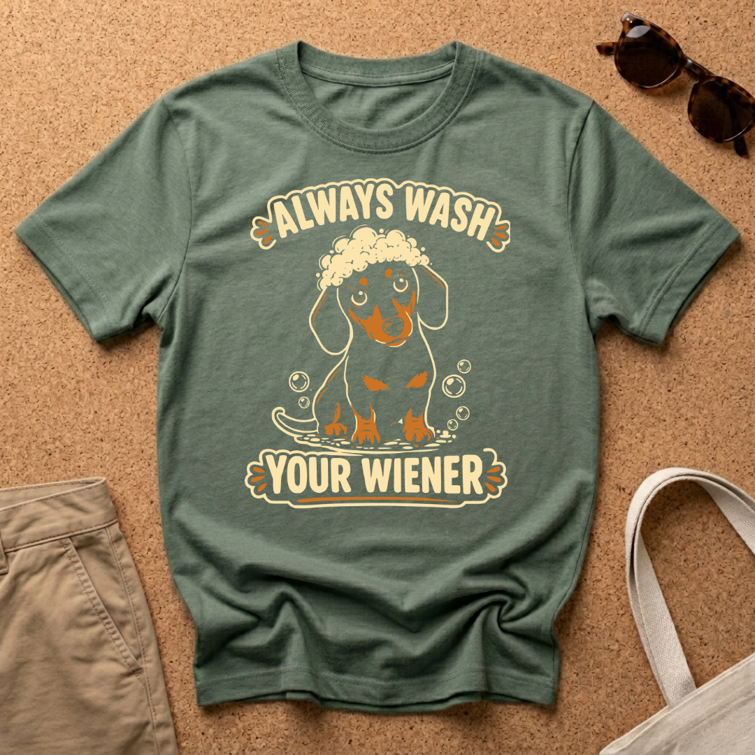 Always Wash Your Wiener T-Shirt