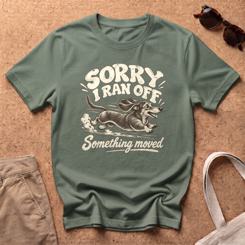 Sorry, I Ran T-Shirt - Military Green