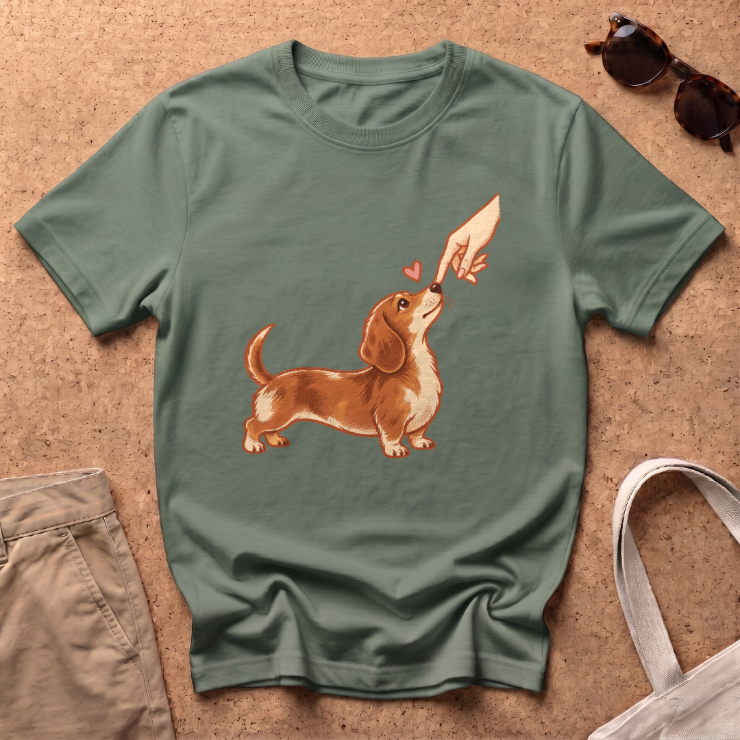 Nose Boop T-Shirt - Military Green