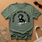 Playing With My Wiener Skater T-Shirt