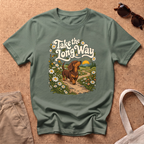 The Long Way T-Shirt - Military Green