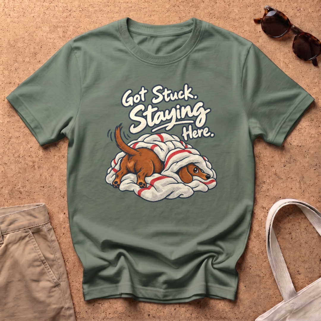 Got Stuck T-Shirt - Military Green